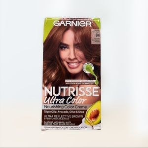 NEW! Garnier Nutrisse | B4 ~ Caramel / Chocolate | Golden Mahogany Brown!